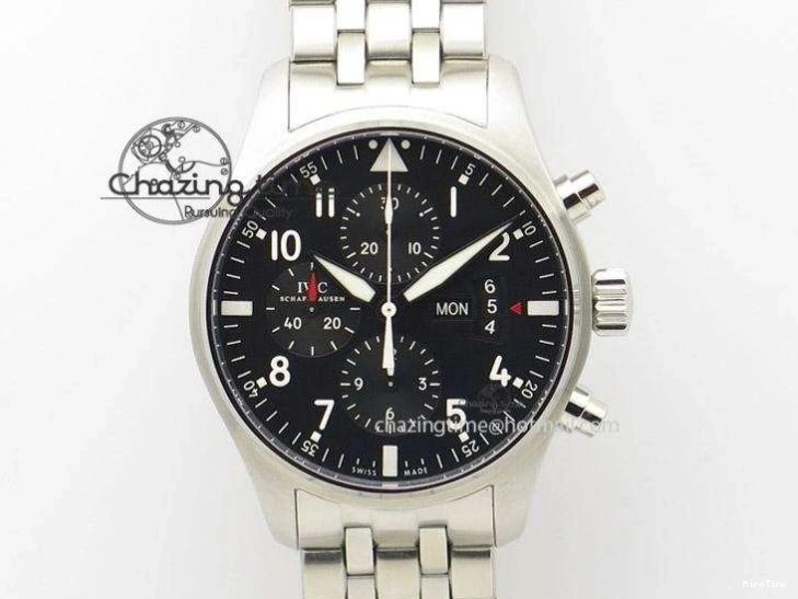 MIROTIME 0202 Supportive Big Pilot IW501008 “Boutique London” SS ZF Best Edition Blue Dial on Blue Leather Strap A 7106